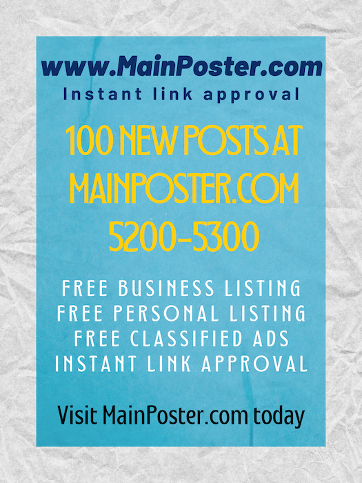 100 new posts at MainPoster.com 5200-5300