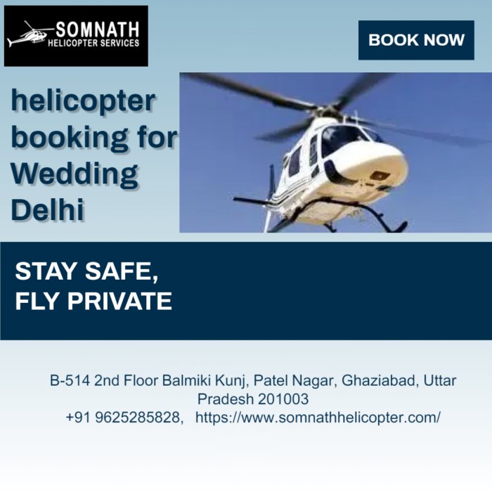 Wedding Helicopter Services For a Grand Entrance