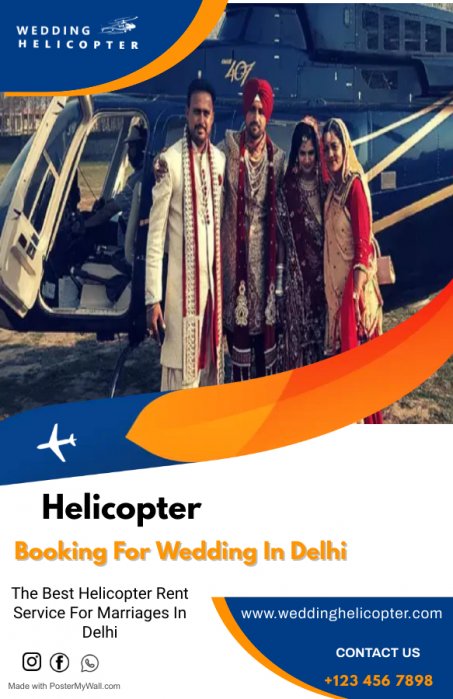 Easy Ways to Book Helicopter For Your Wedding In Delhi