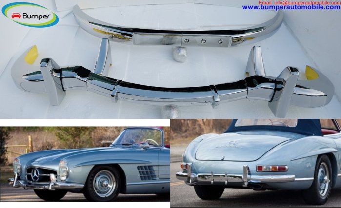 Mercedes 300SL Roadster bumpers (1957-1963)