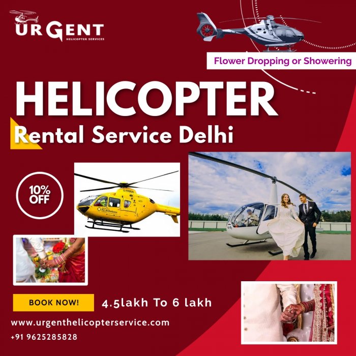Helicopter rental service Delhi - Helicopter booking