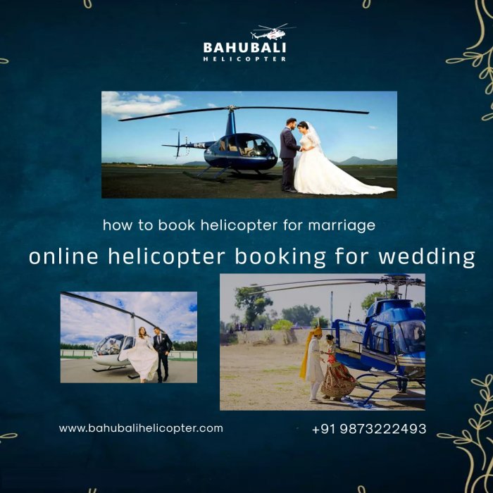 online helicopter booking for wedding - helicopter booking for Wedding Delhi