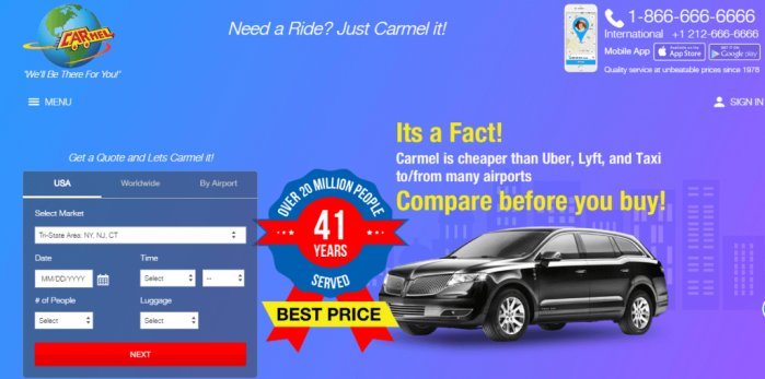 New York Airport Limousine Service - Carmellimo