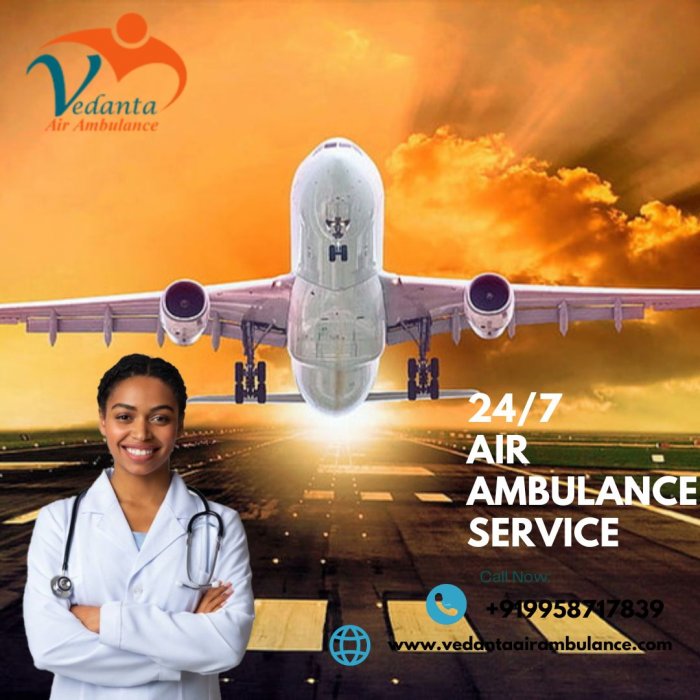 Avail of Vedanta Air Ambulance Service in Allahabad for Care and Emergency Transfer of Patient