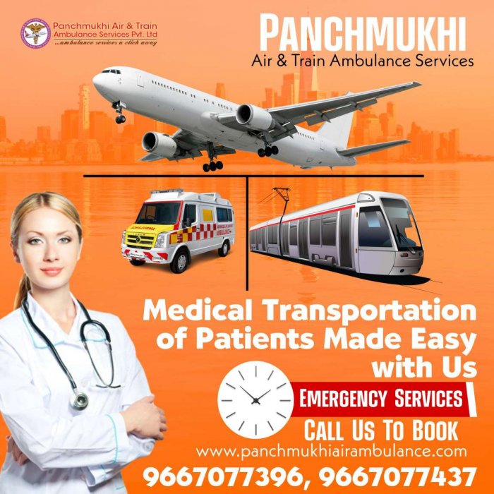 Hire Panchmukhi Air Ambulance Services in Bangalore with Proper Medical Care