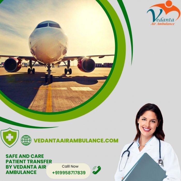 Choose Vedanta Air Ambulance Service in Gorakhpur for High-tech ICU Facilities