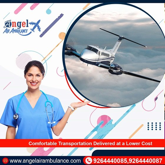 Pick Reliable Angel Air Ambulance Service in Ranchi at Low-Fare