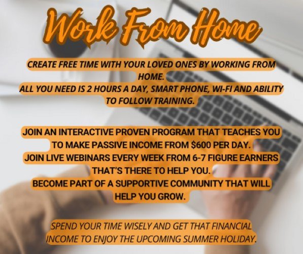 IS YOUR 9-5 STEALING TIME FROM YOU AND YOUR LOVED ONES. DON`T MISS THIS!!