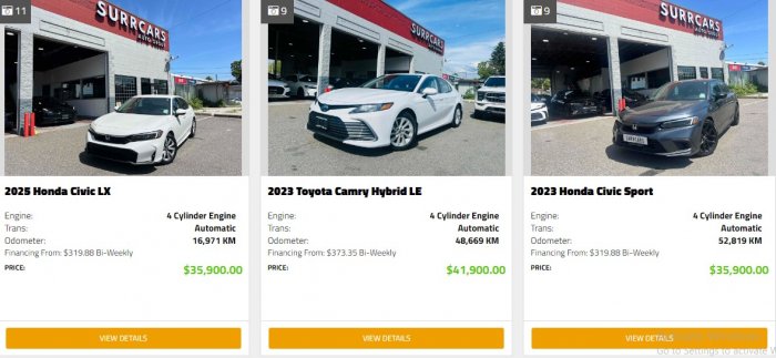 Top quality used cars for sale in Prince George