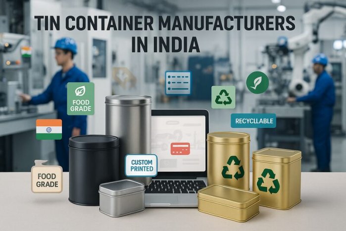Premium quality printed tin containers brand in India