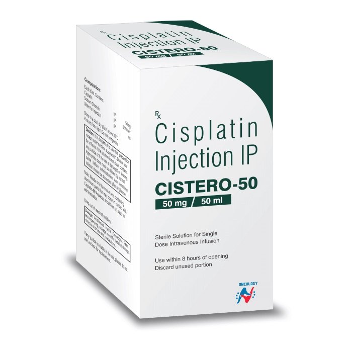 Treat types of Sarcomas & Carcinomas with Cistero 50mg Injection