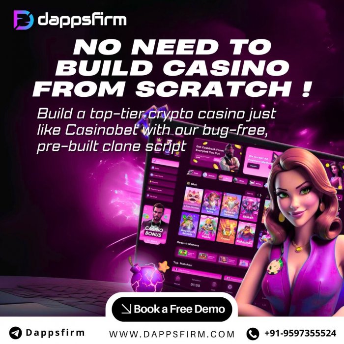 Build a Profitable Crypto Casino Instantly with CasinoBet Clone Script at Low Costs