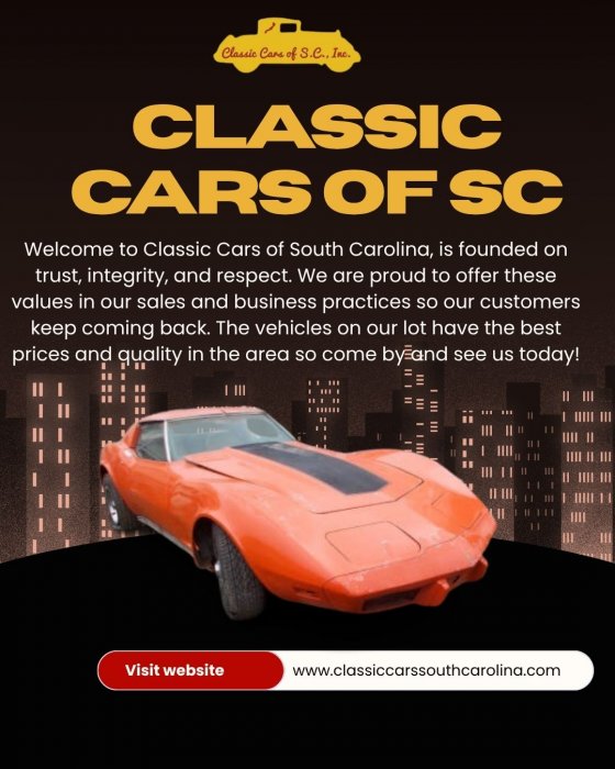 Classic Cars of South Carolina — Your Premier Classic Car Destination