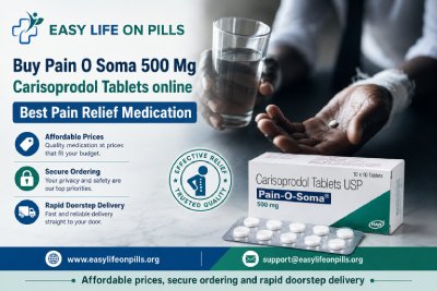 Buy Pain O Soma 500 Mg Carisoprodol Tablets online - Best Pain Relief Medication