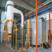 automatic powder coating system