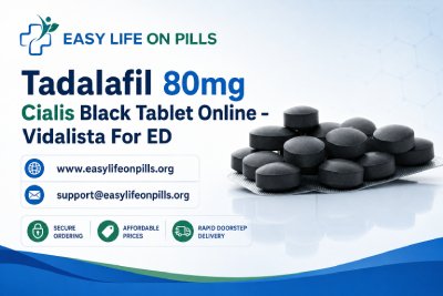 Tadalafil 80mg Cialis Black Tablet Online - Vidalista For ED