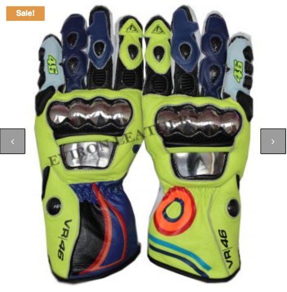 Leather Biker Gloves. Eviron Sports