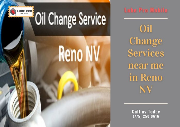 Schedule an appointment for Oil Change services in Reno
