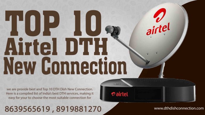 Mega Bonanza Offer With Airtel Dish New Connection