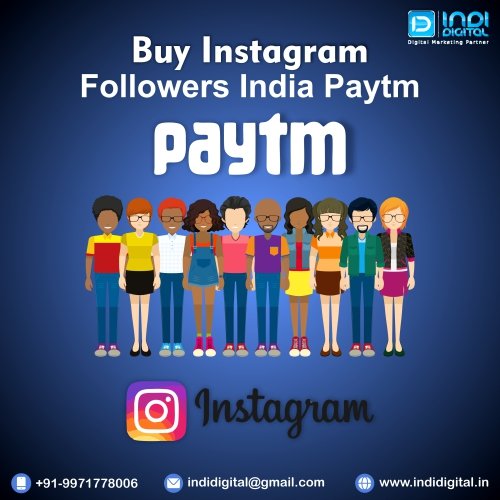 Here you can buy real  instagram followers india paytm