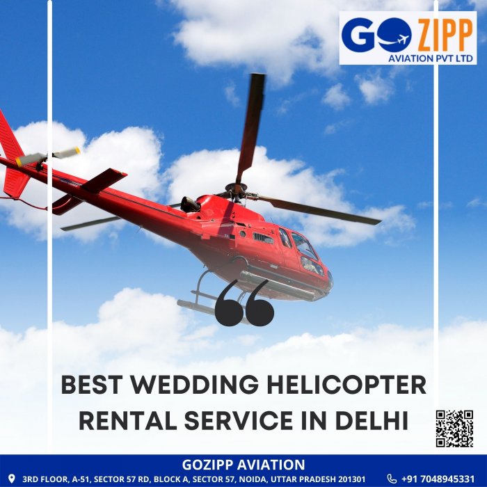Best Wedding Helicopter Rental Service in Delhi