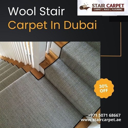 Best Quality Wool Stairs Carpet Supplier In Dubai, UAE