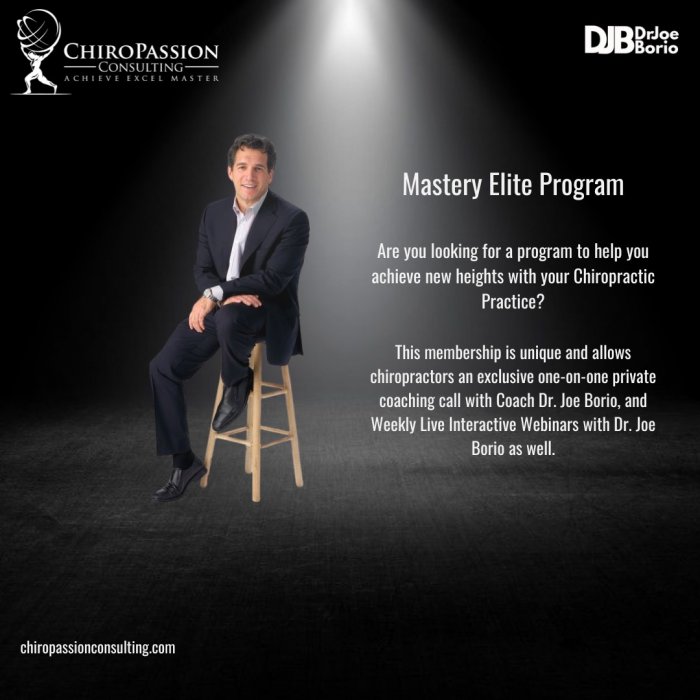 Mastery online program | Chiropassion Consulting