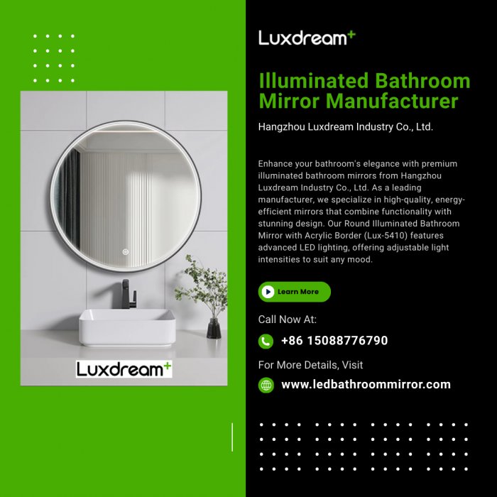Top of industry LED Bathroom Mirrors Manufacturer - Hangzhou Luxdream Industry Co., Ltd.